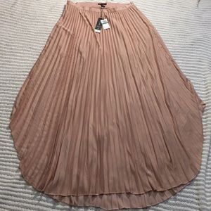 Dolce Vita Dusty Rose pleated Camry maxiskirt SzLG